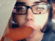 Gagging on my dildo 13/16