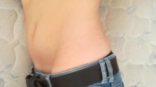 Sexy hips in jeans
