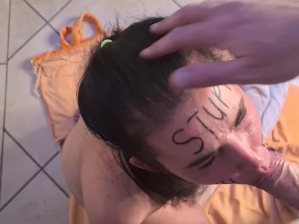 Rough face fuck | spitting | slapping