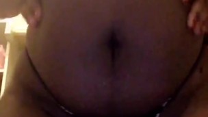 A little strip tease with peak at the end 