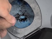 Taking a piss in the portapotty