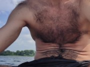 Sunday walk on the river.