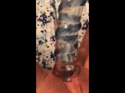 Tight pussy with big dildo 5/16