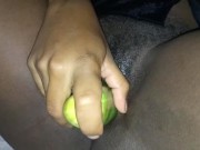 Hot Thot Teen School Girl Deep Fucking With A Big Cucumber Dick - Mastermeat1 10/16