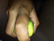 Hot Thot Teen School Girl Deep Fucking With A Big Cucumber Dick - Mastermeat1 12/16