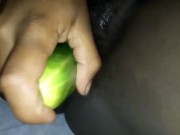 Hot Thot Teen School Girl Deep Fucking With A Big Cucumber Dick - Mastermeat1 8/16