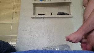Cumming Inside My Fleshlight, Wishing to Put a Baby in You
