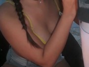 NOVINHA FEZ UM BOQUETE E RECEBEU UMA GOZADA NA BOCA 15/16