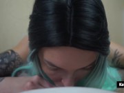 POV- Blue Hair Girl Suck Me So Good 14/16