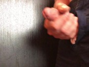 Stroking My Big Dick And Cumming Hard in Underwear - Close Up - Cumshot - Moaning - Big Load Shorts 5/16