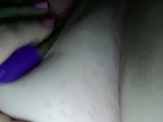 Playing with my clit 