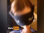 Full sperm mouth after a deep blowjob, slutty bitch gorgeous sucking dick POV 14/16