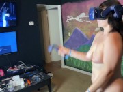 Vivi Plays VR Beat Saber Naked 4K TEASER!!! 3/16