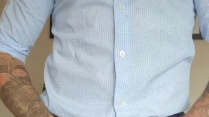 Working from home, cumming in the office