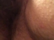 First Playtime In A While BBW milf cougar toy vibrator play button mature hairy bush