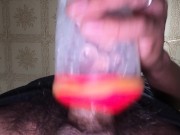 【高画質4Ｋ】手作りオナホオナニーを下アングルで撮影 - Screenshot 1 of 16 - HD