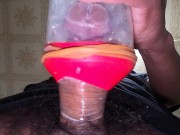 【高画質4Ｋ】手作りオナホオナニーを下アングルで撮影 - Screenshot 8 of 16 - Adult Toys