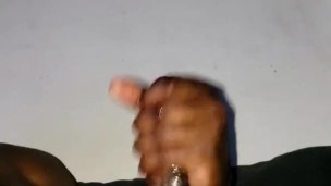 Thick nut from throbbing cock