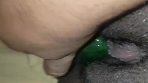 black-girl masturbating- with-cucmber oh fuck