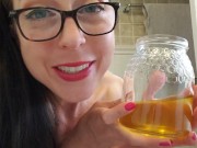 Bikini Strip And Golden Showering 8/16