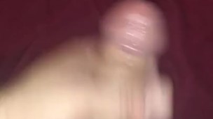 Stroking cock while waiting for Serena 