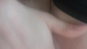 Fingering my tight little pussy!