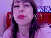 Joi in portuguese - Secretary slut on video call | Dri Sexy 1/16