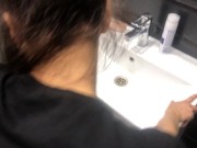 Сrazy Russian bitch sucks a big dick and gets cum in her pussy 15/16