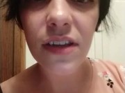 Spit cockwhore humiliation 1/16