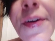 Spit cockwhore humiliation 10/16