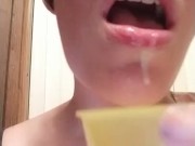 Spit cockwhore humiliation 14/16