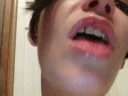 Spit cockwhore humiliation 15/16