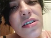 Spit cockwhore humiliation 5/16