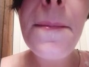 Spit cockwhore humiliation 9/16