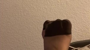 Sexy High Arch Feet in Sheer Nylons