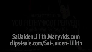 Mistress Lillith You Filthy Boot Pervert (Teaser non gendered JOI) with SaiJaidenLillith