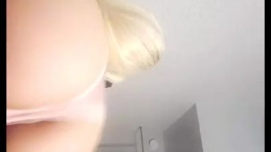 Pink Panty Strip Tease