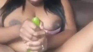 She send me a video fuck herself