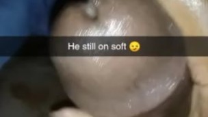 Stroking my chocolate dick on soft