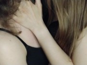 ASMR kiss lesbian girls 12/16