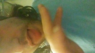 TWINK CUMS IN PARENTS BATHROOM