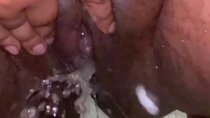 Ebony BBW Indian Babe Slow Motion Golden Shower Hardcore Masturbation 