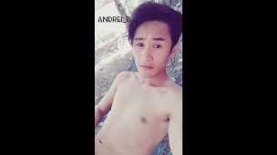 Jerking Off on a Hammock Outdoors