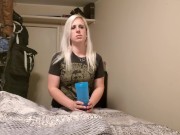 Hot Milf seducing step son for hot joi blow job 1/16