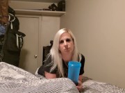 Hot Milf seducing step son for hot joi blow job 2/16