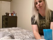 Hot Milf seducing step son for hot joi blow job 3/16