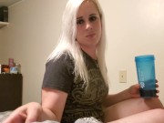 Hot Milf seducing step son for hot joi blow job 6/16