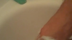 Jerking my dick in the shower 