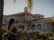 BellesaFilms - Voluptuous babe Angela White making out with a stranger