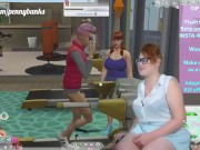Chubby livestreamer tries out sexy mods for The Sims 4